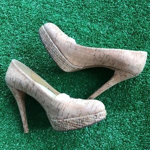 Stuart Weitzman Cork heels